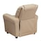 Flash Furniture Kids Recliner, 21-1/2" to 36-1/2" x 27", Upholstery Color: Beige DG-ULT-KID-BGE-GG - alternate 10